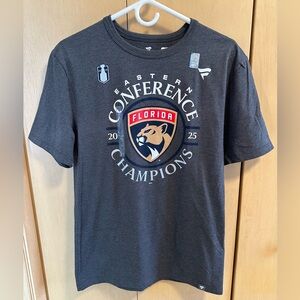 Eastern Conference Champs Florida Panthers 2025 T-Shirt - NWT